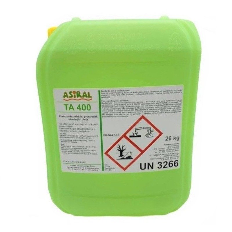 Produkt - TA 400 (Alkalický čistič s dezinfekcí)